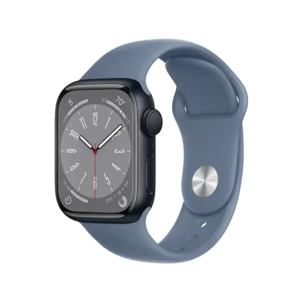 Apple Watch 8 41 мм Алюминий, Силикон, Тёмная ночь, Сланцево-синий в беларуси